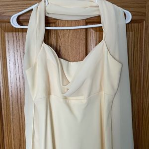 Michelangelo cowl neck formal dress size 10
